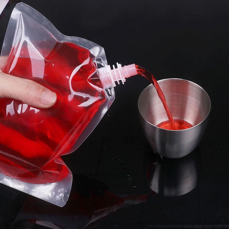 Convenient and Portable Drink Pouches - Perfect for On-the-Go Refreshment