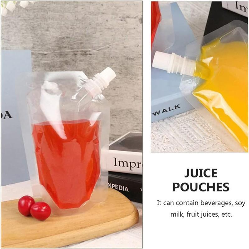 Convenient and Portable Drink Pouches - Perfect for On-the-Go Refreshment