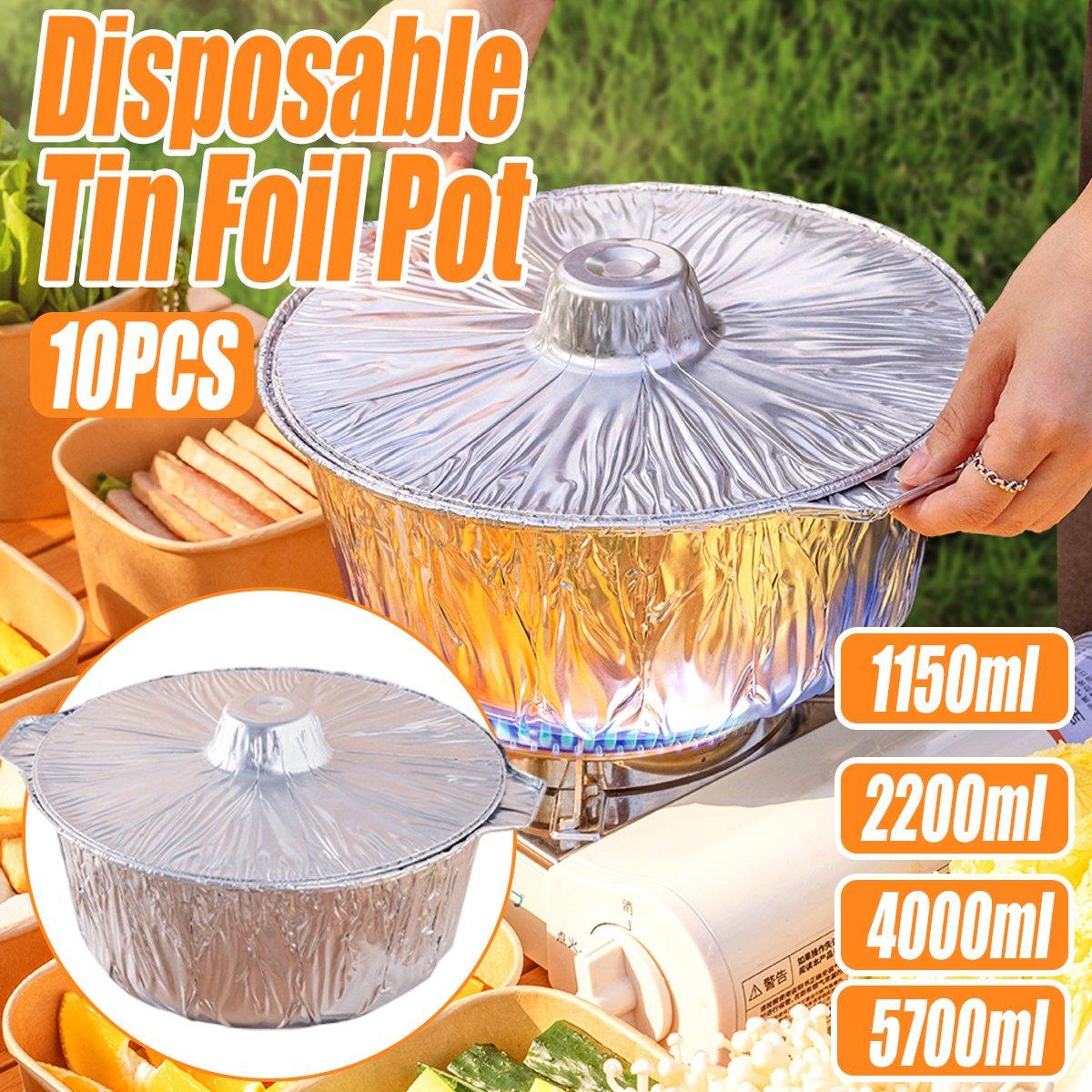 Convenient Cooking with Disposable Aluminum Foil Pot