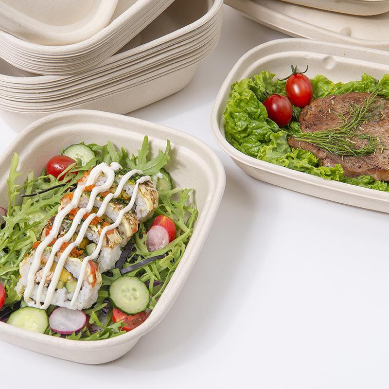 Takeaway containers with secure lids