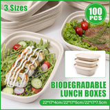 Takeaway containers with secure lids