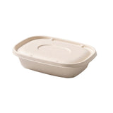 Takeaway containers with secure lids