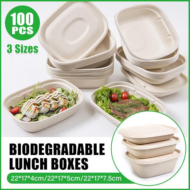 Takeaway containers with secure lids