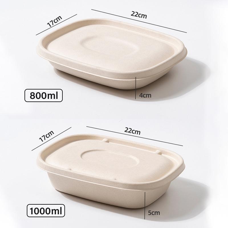 Takeaway containers with secure lids