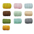 Soft and vibrant chunky knitting yarn in various colours