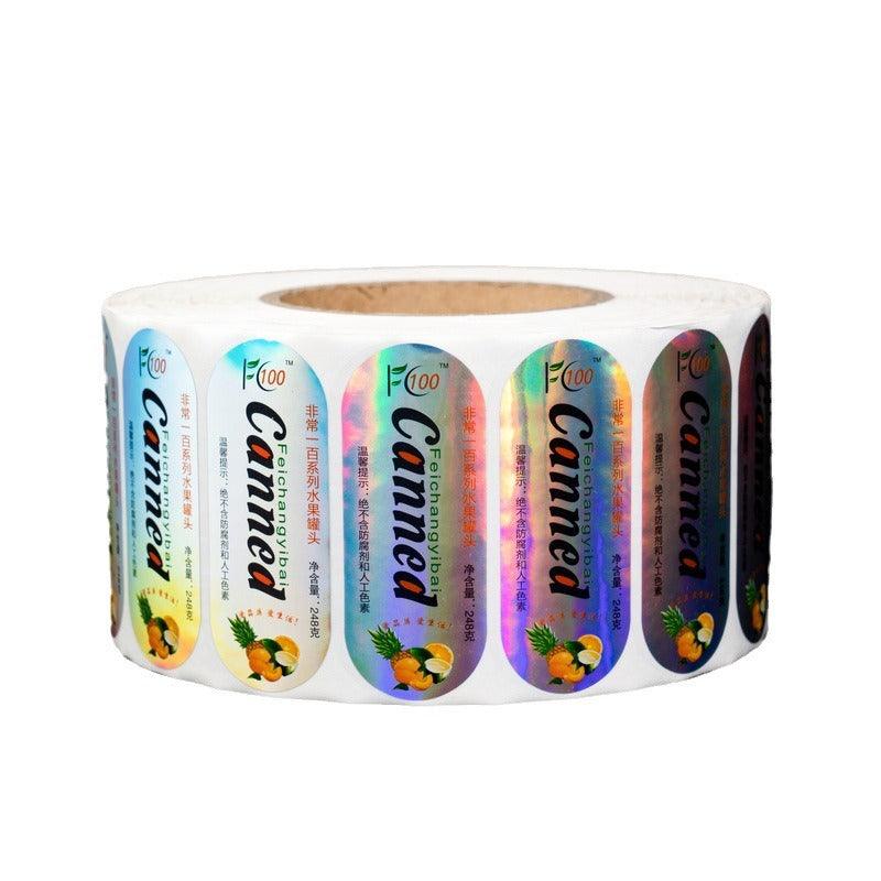 Custom Holographic Paper Stickers - Discount Packaging Warehouse