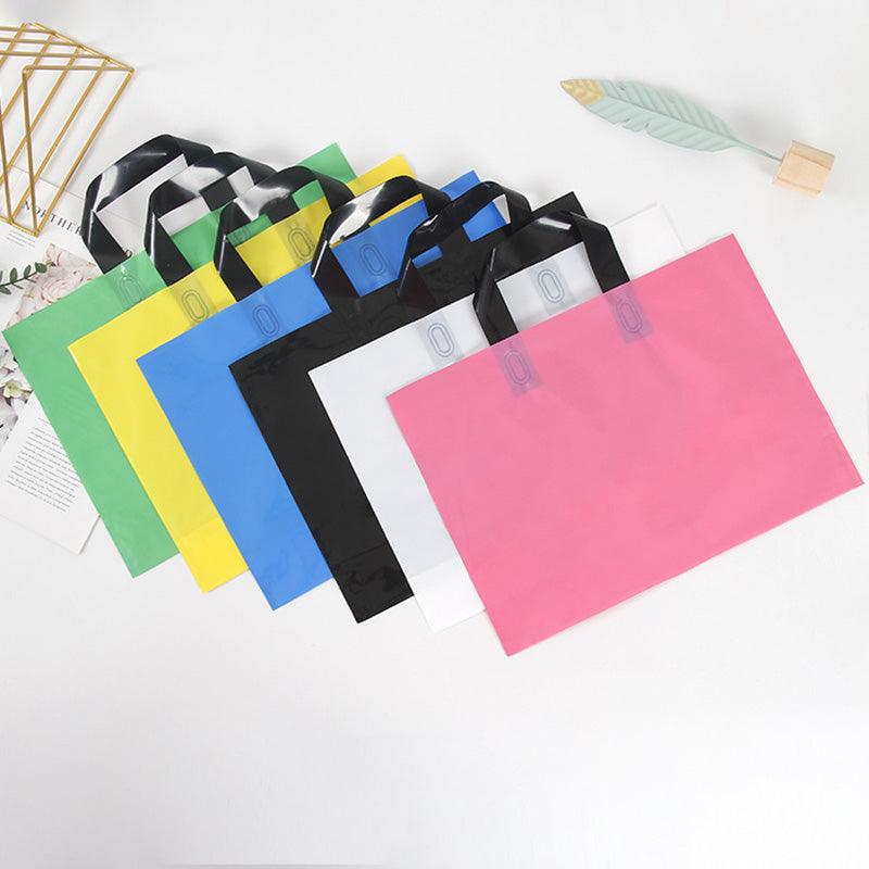 Custom Plastic Loop Handle Bags - Discount Packaging Warehouse