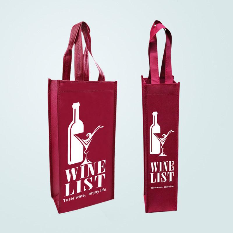 Custom Single Bottle Wine Tote Bags - Discount Packaging Warehouse
