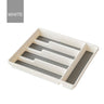 Cutlery Organizer 1PC 2Colours Kitchen Utensil Drawer Tray - Discount Packaging Warehouse