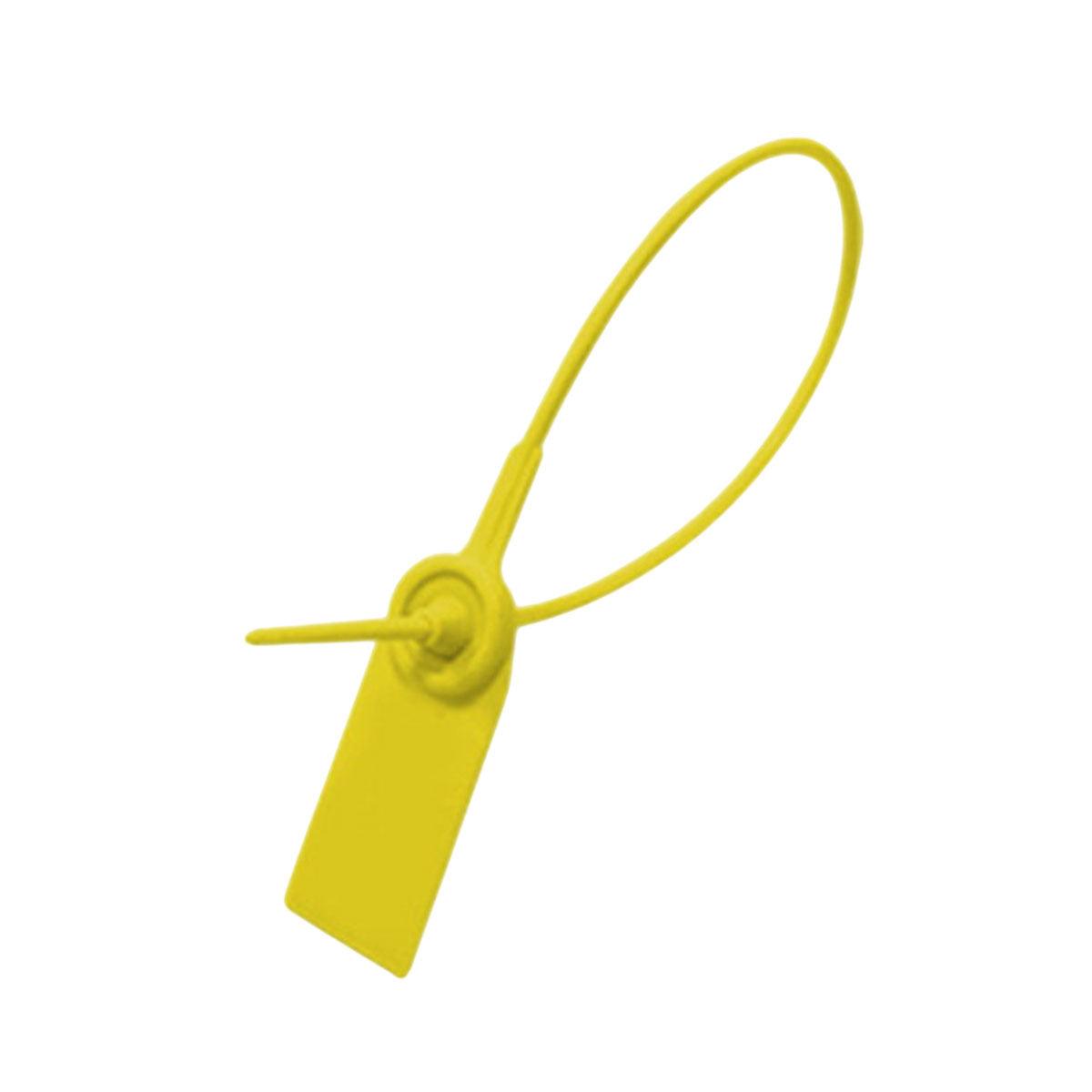 Secure your luggage, cargo, and storage with these durable plastic security seals. Featuring a tamper-evident metal clasp and adjustable fit for reliable protection.
