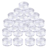 50PCS Clear Cosmetic Cream Jars 5g 10g 20g Refillable Containers