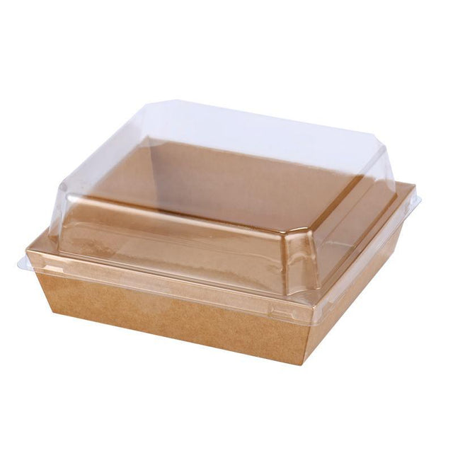 Clear lid box with product display