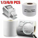 Direct Thermal Label 1-9ROLLS 100x150mmx350pcs - Discount Packaging Warehouse