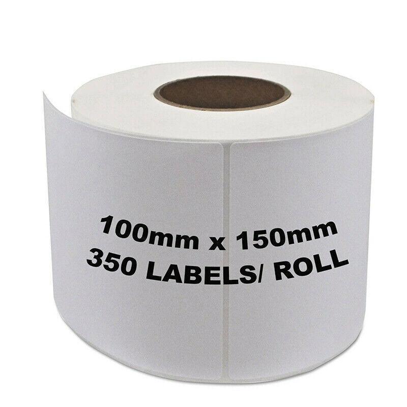 Direct Thermal Label 1-9ROLLS 100x150mmx350pcs - Discount Packaging Warehouse