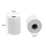 Direct Thermal Labels 50Rolls D73*80mm White 60GSM - Discount Packaging Warehouse