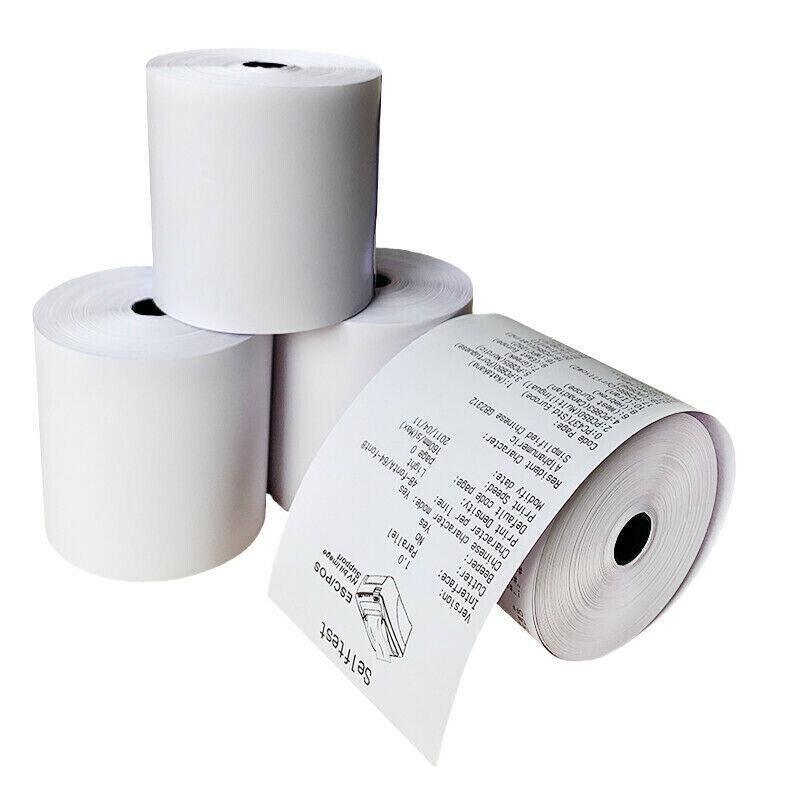 Direct Thermal Labels 50Rolls D73*80mm White 60GSM - Discount Packaging Warehouse