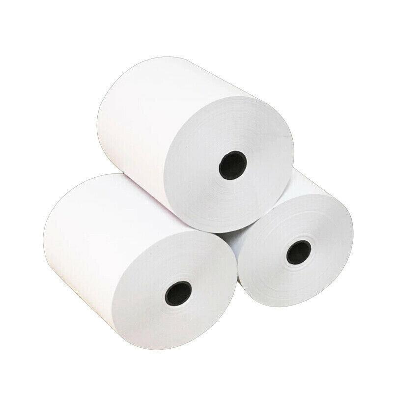 Direct Thermal Labels 50Rolls D73*80mm White 60GSM - Discount Packaging Warehouse