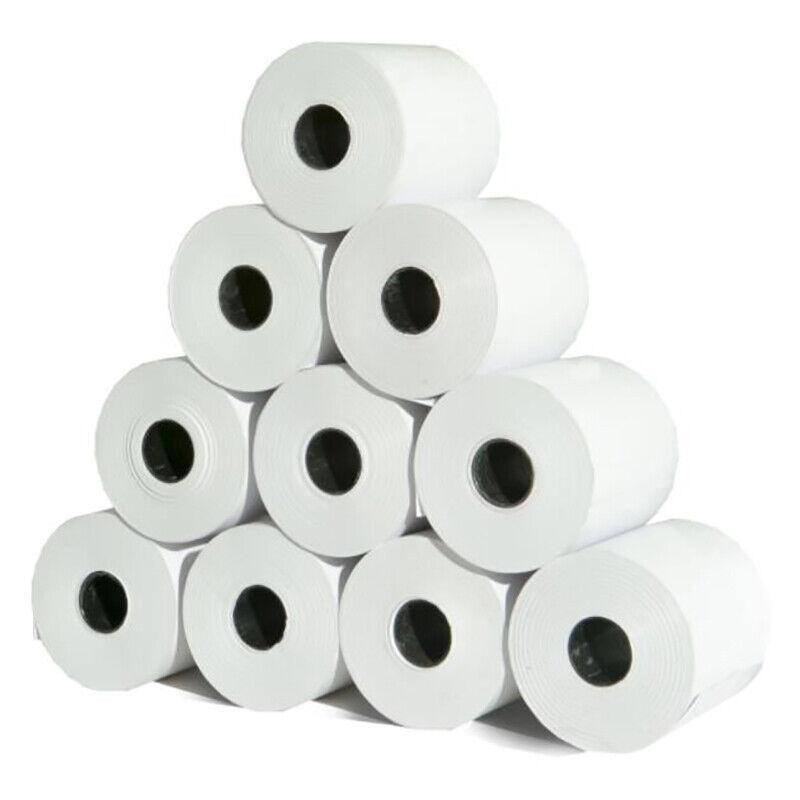 Direct Thermal Labels 50Rolls D73*80mm White 60GSM - Discount Packaging Warehouse