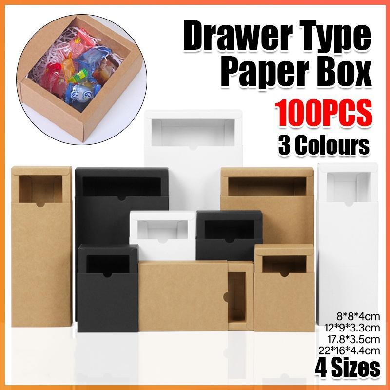 Set of durable pulling paper boxes for organized storage