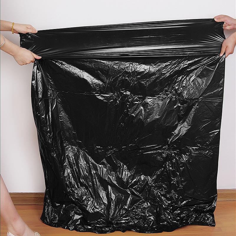 Durable large bin bags with drawstring closure