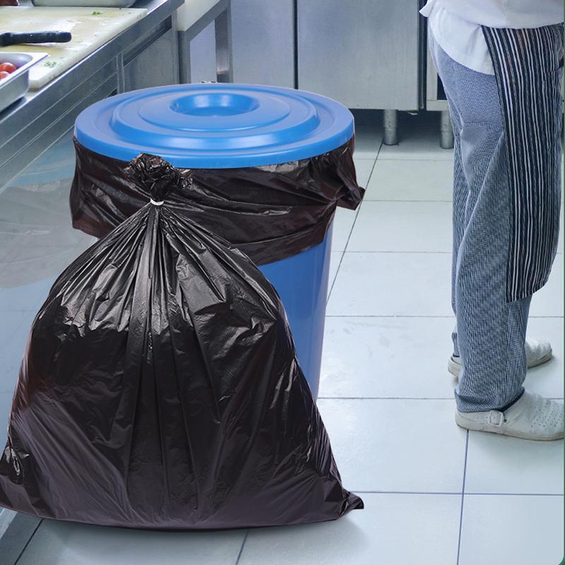 Durable large bin bags with drawstring closure