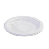 Disposable Plates 100PCS Corn Starch Degradable for Parties and Events