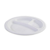 Disposable Plates 100PCS Corn Starch Degradable for Parties and Events