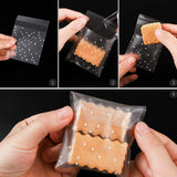 Dots Candy Packaging Bags 100PCS Self Adhesive Cookie Biscuit Gift Bags - Discount Packaging Warehouse