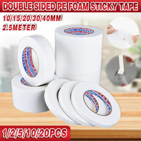 Strong and versatile double sided foam tape for various applications
