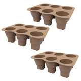 Nursery pots for plant growth