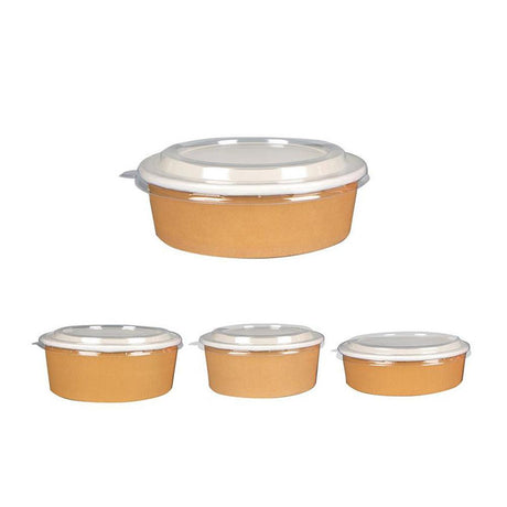 Durable and convenient take away containers for food storage.