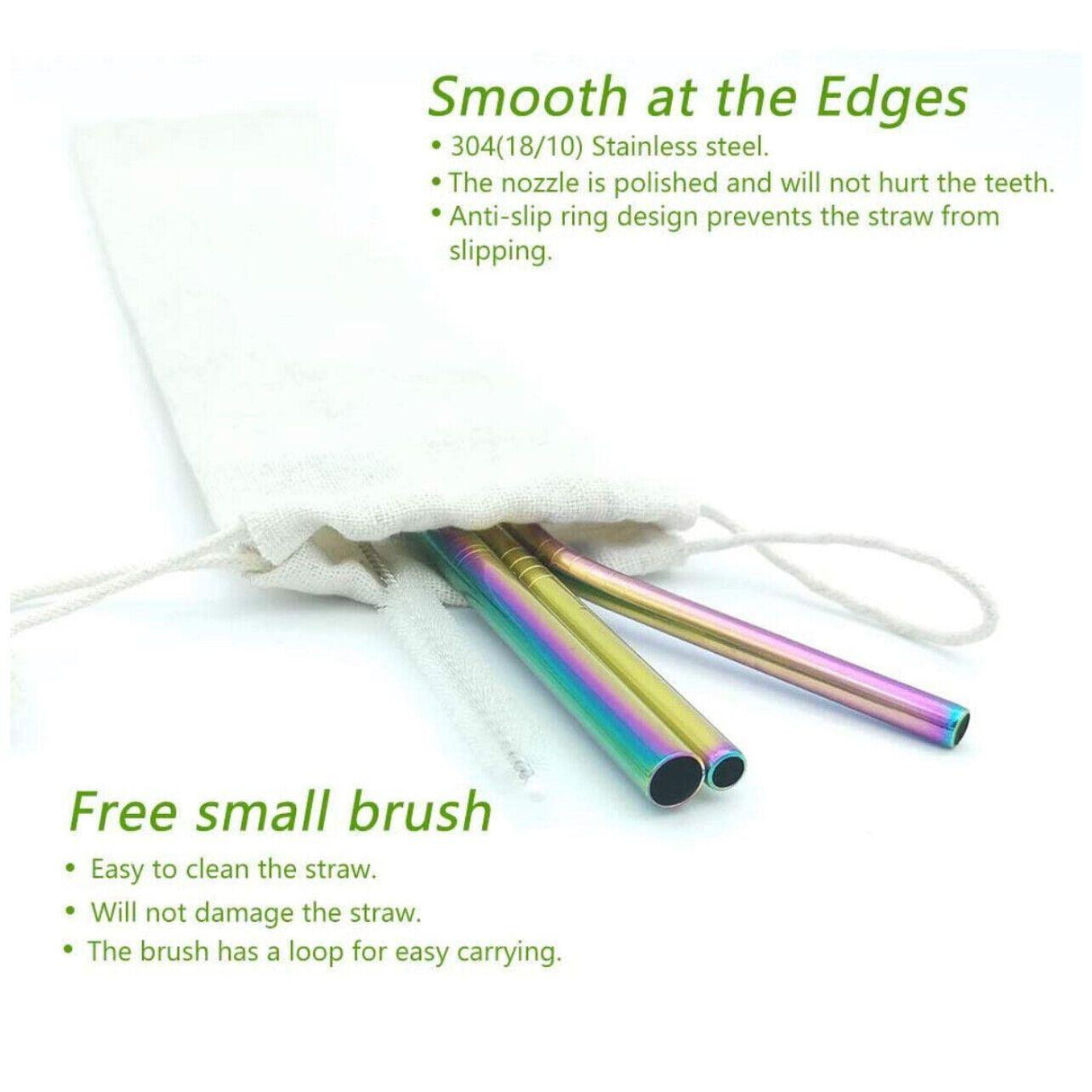 Durable and eco-friendly metal drinking straws for everyday use