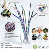 Durable and eco-friendly metal drinking straws for everyday use