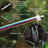 Durable and eco-friendly metal drinking straws for everyday use