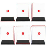 Durable and elegant acrylic display case for showcasing collections