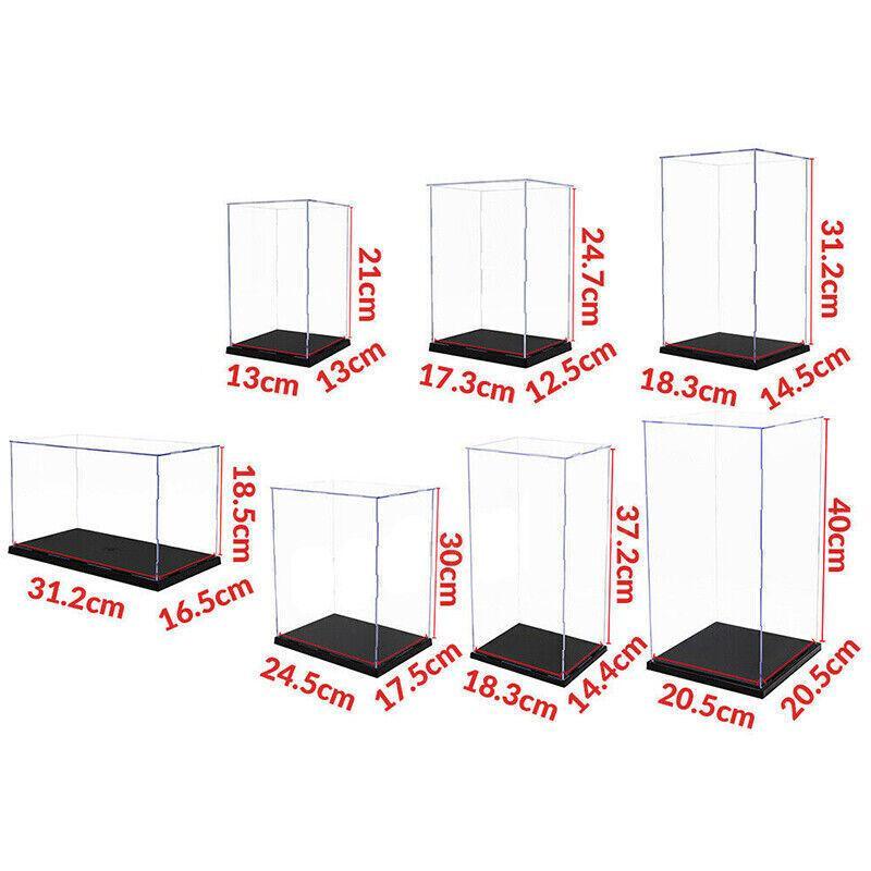 Durable and elegant acrylic display case for showcasing collections