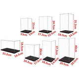 Durable and elegant acrylic display case for showcasing collections