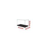 Durable and elegant acrylic display case for showcasing collections