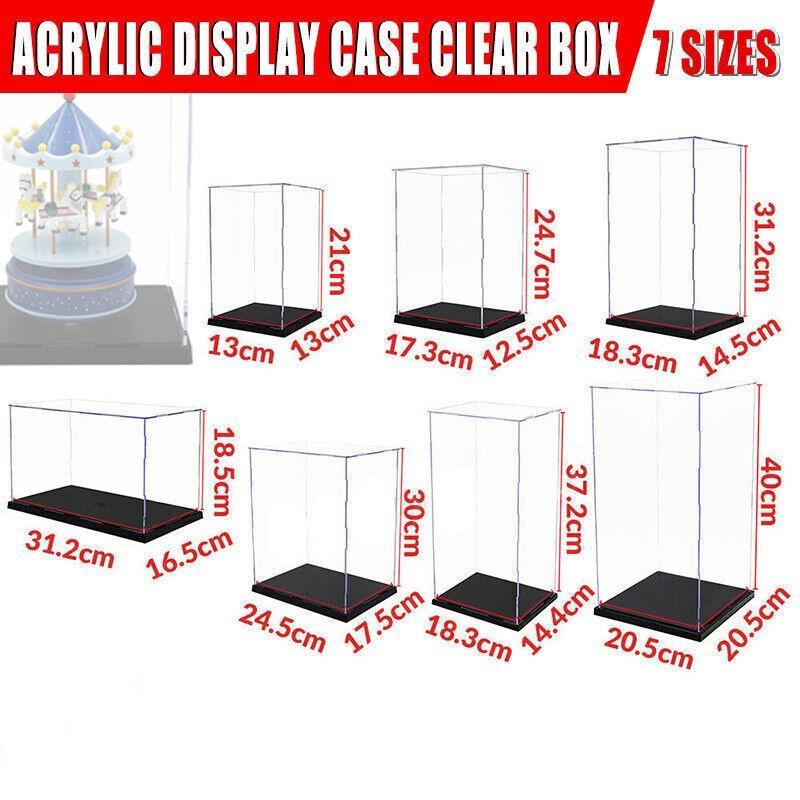 Durable and elegant acrylic display case for showcasing collections