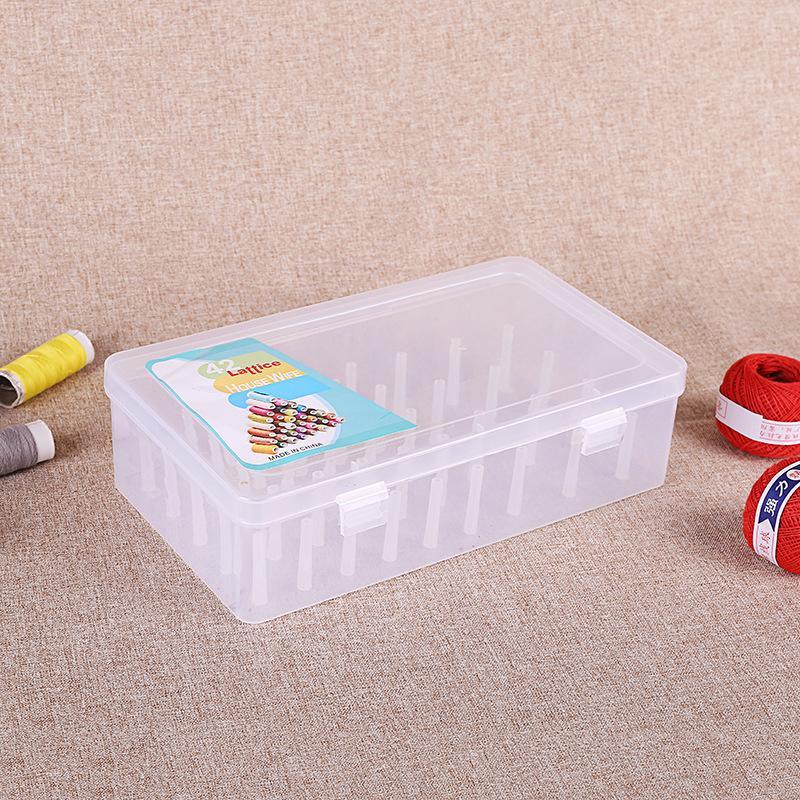 Durable and organised thread storage box for sewing supplies