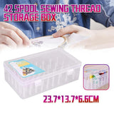 Durable and organised thread storage box for sewing supplies