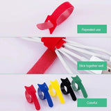 Versatile and durable reusable cable tie for organized spaces