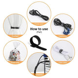 Versatile and durable reusable cable tie for organized spaces