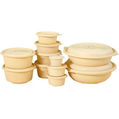 Durable Disposable Bowl with Lid for Convenient Serving