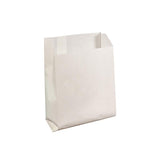 Eco-friendly paper lunch bags in natural white color