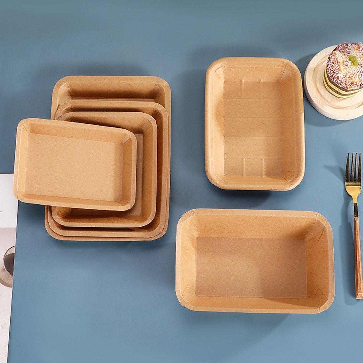 Eco-Friendly Kraft Food Trays for Convenient Serving