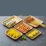 Eco-Friendly Kraft Food Trays for Convenient Serving