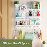 Efficient Peg Board and Hooks Storage Solution