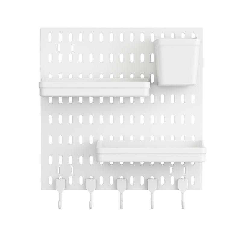 Efficient Peg Board and Hooks Storage Solution