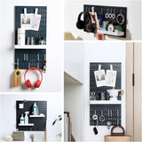 Efficient Peg Board and Hooks Storage Solution